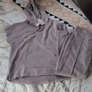 Taupe Hooded Lounge Set